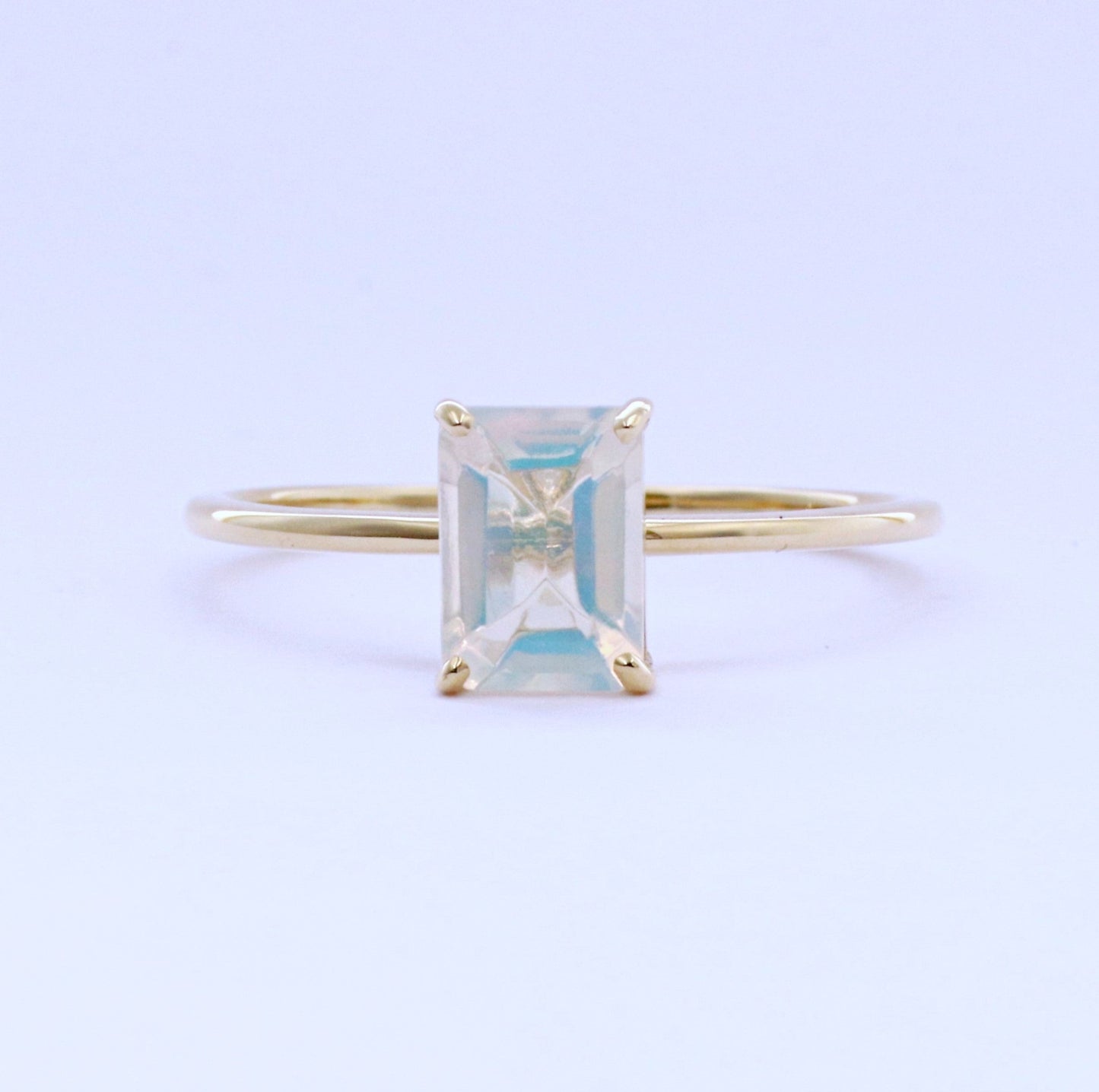 Bicolor Quartz 18K White Gold Earrings