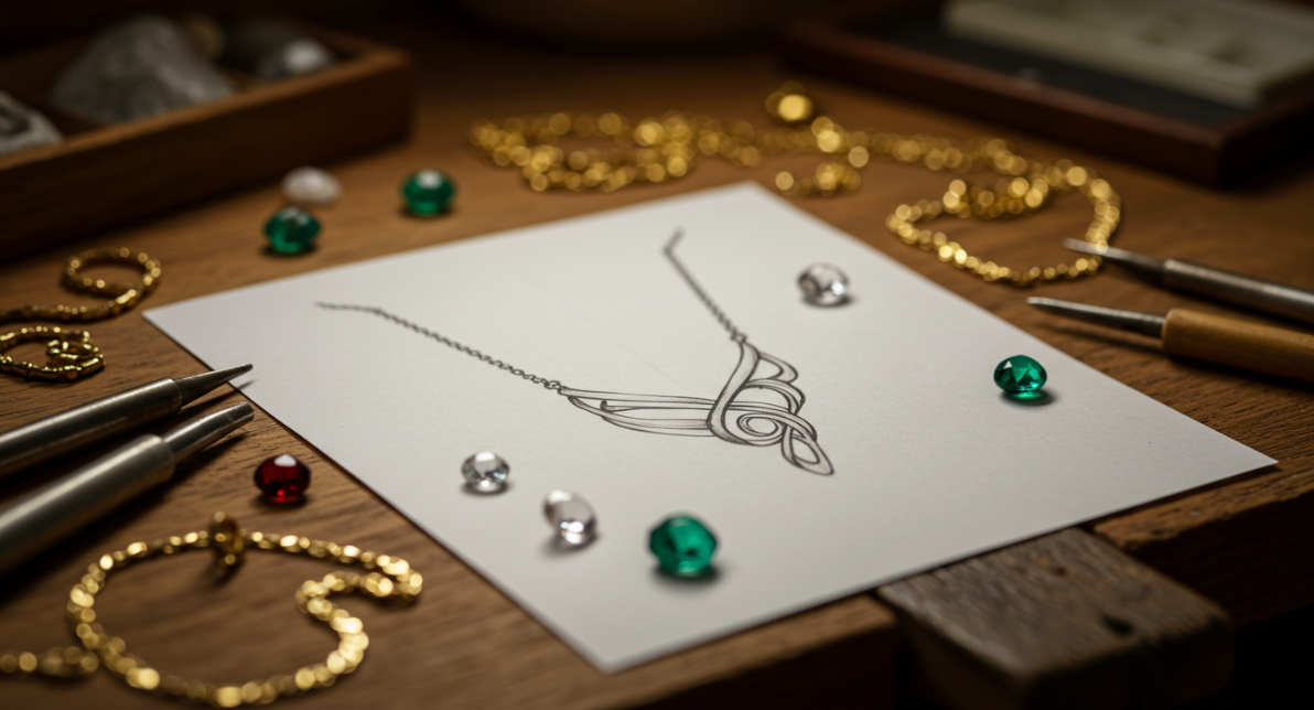 オーダーメイドネックレスのデザイン〜想いを形にする7つのステップ
