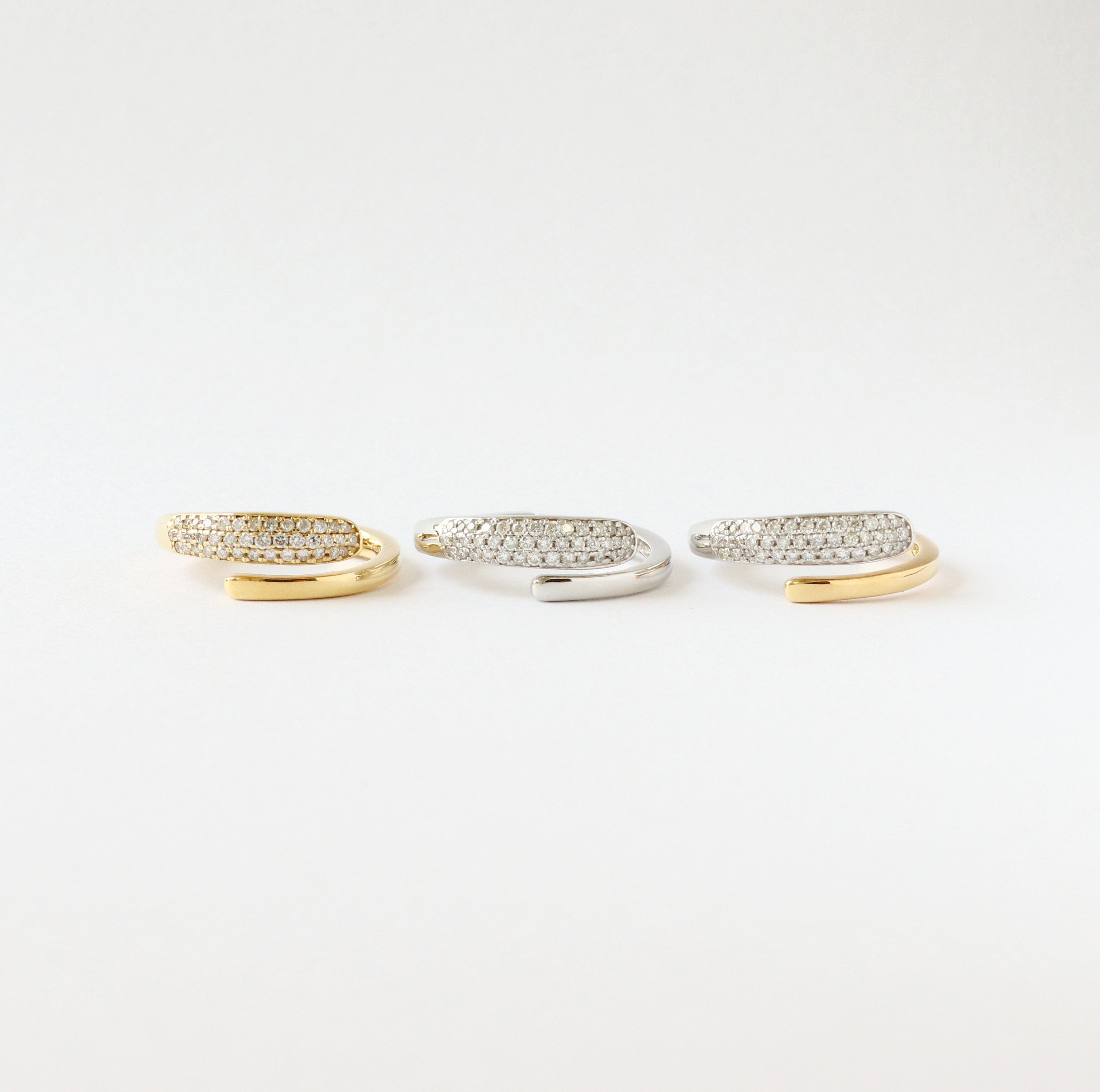 ダイヤ フリーサイズリング プラチナ／18金／コンビ の３種類 – Kiraga-ec